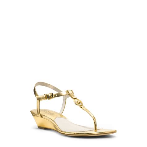 michael kors nora leather sandal|macy's Michael Kors shoes.